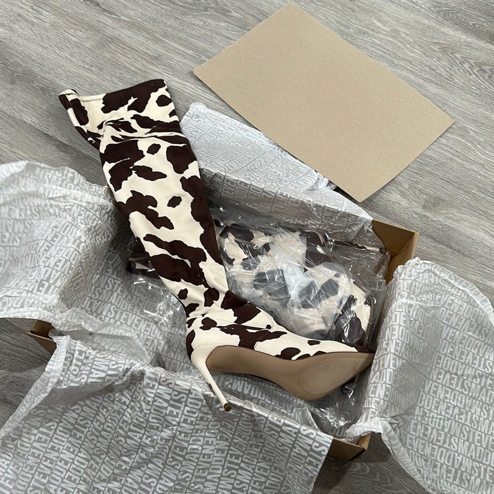 Steve Madden Cow Print Heels